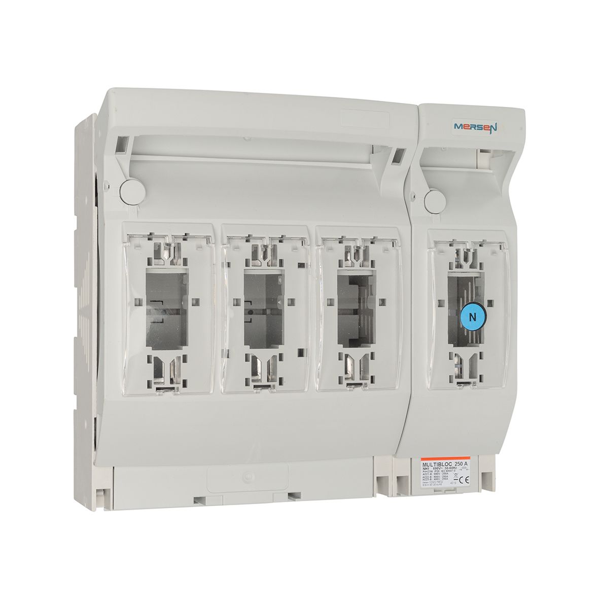 V1002128 - MULTIBLOC 1.ST8  size 1 / 250A, 4-pole N = solid link / pole 4, leading/lagging